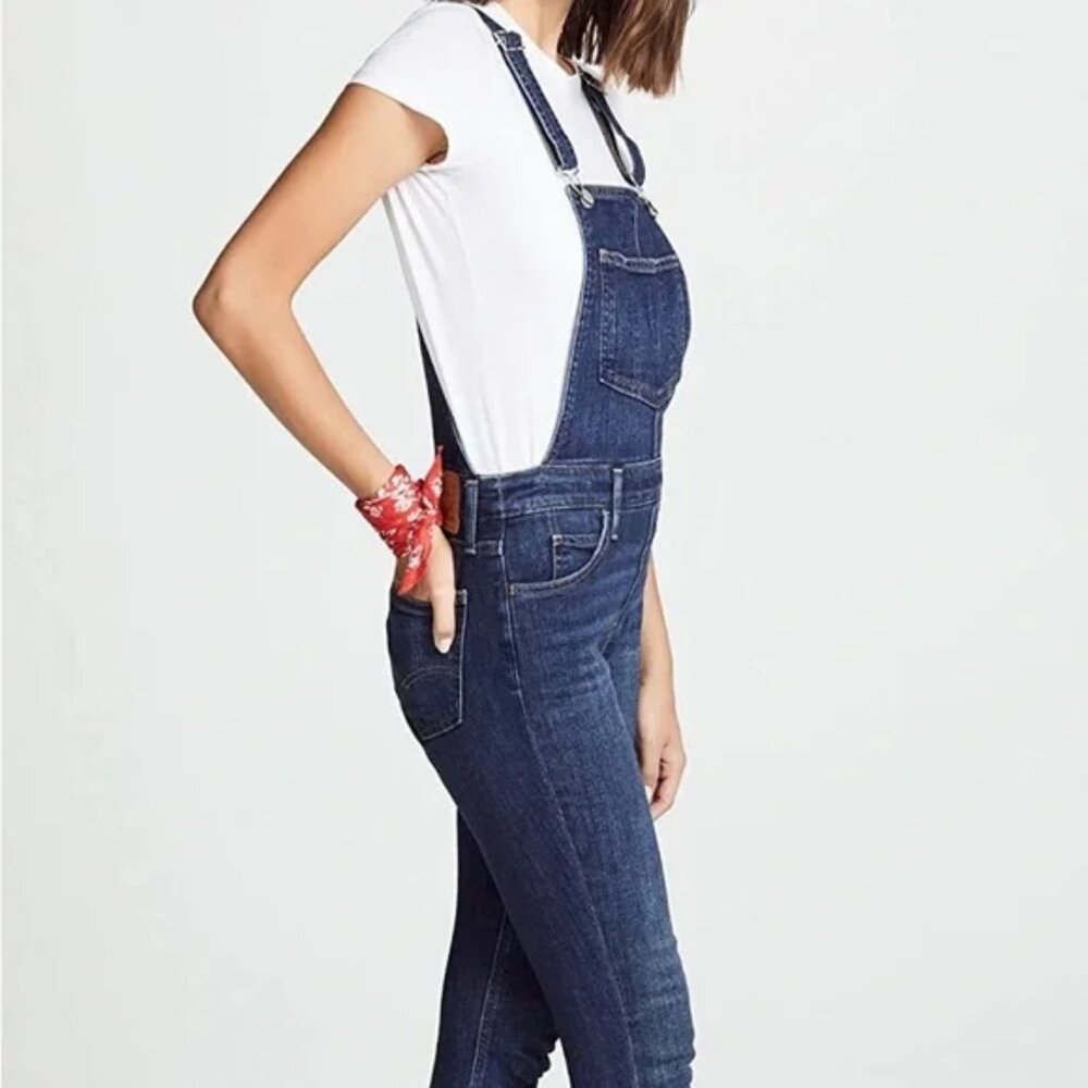 Levi's Dark Blue Denim Women's Overalls